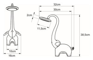 Laualamp V-BL1603 hind ja info | Laualambid | kaup24.ee