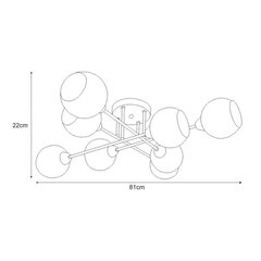 Laevalgusti V-JSL-1302-8 цена и информация | Потолочные светильники | kaup24.ee