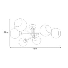 Laevalgusti V-JSL-1302/6 цена и информация | Потолочные светильники | kaup24.ee