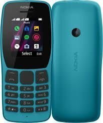 Mobiiltelefon Nokia 110 (2019), 4 MB, Dual SIM, Sinine цена и информация | Telefonid | kaup24.ee