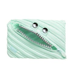 Pliiatsikarp ZIPIT Grillz Monster Jumbo Pouch, ZTMJ-GR6, piparmündivärv (1 tk) hind ja info | Kirjatarbed | kaup24.ee