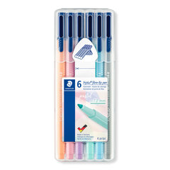 Värvilised pastellpliiatsid STAEDTLER, 1 mm, 6 tk (1 tk.) hind ja info | Kirjatarbed | kaup24.ee