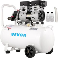 Kompresseeritud õhukompressor Vevor, 50L, 750W, 170 l/min hind ja info | Kompressorid | kaup24.ee