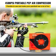 Kaasaskantav PCP kompressor Vevor, 350W, 4500 PSI hind ja info | Kompressorid | kaup24.ee