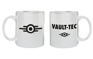 Fallout - белая кружка с логотипом Vault-Tec, 330 мл цена и информация | Атрибутика для игроков | kaup24.ee