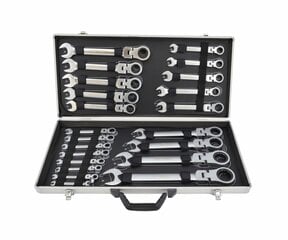 AWTOOLS FLAT-O.HEAT WRENCH/PRZEG.SET.22pcs.6-32 CASE цена и информация | Механические инструменты | kaup24.ee