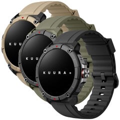 Kuura+ nutikell GPS, must hind ja info | Nutikellad (smartwatch) | kaup24.ee