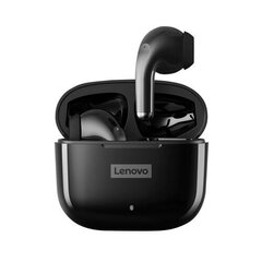 Беспроводные наушники Lenovo LP40 Pro Bluetooth 5.1, внутриканальные наушники, 25 часов работы, быстрая зарядка через USB-C, сенсорное управление, водонепроницаемость IPX5, беспроводные спортивные наушники: Черный цена и информация | Наушники | kaup24.ee