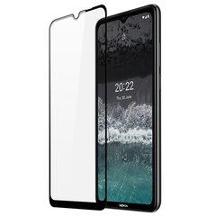 „Dux Ducis“ Tempered Glass täielik katvus kaitsev ekraaniklaas 2.5D - must (Nokia C21) hind ja info | Ekraani kaitsekiled | kaup24.ee