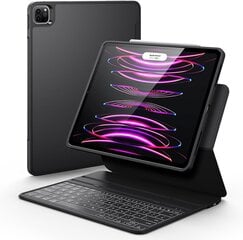 ESR Ascend Case Lite klaviatuuri ümbris, iPad Pro 12.9 2022/2021 jaoks, must hind ja info | Tahvelarvuti kaaned ja kotid | kaup24.ee