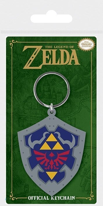 Võtmehoidja Legend of Zelda - Hylian Shield Rubber Keychain цена и информация | Fännitooted mänguritele | kaup24.ee