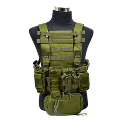 Taktikaline kaitsevest airsoft, roheline hind ja info | Hantlid, kangid, raskused | kaup24.ee