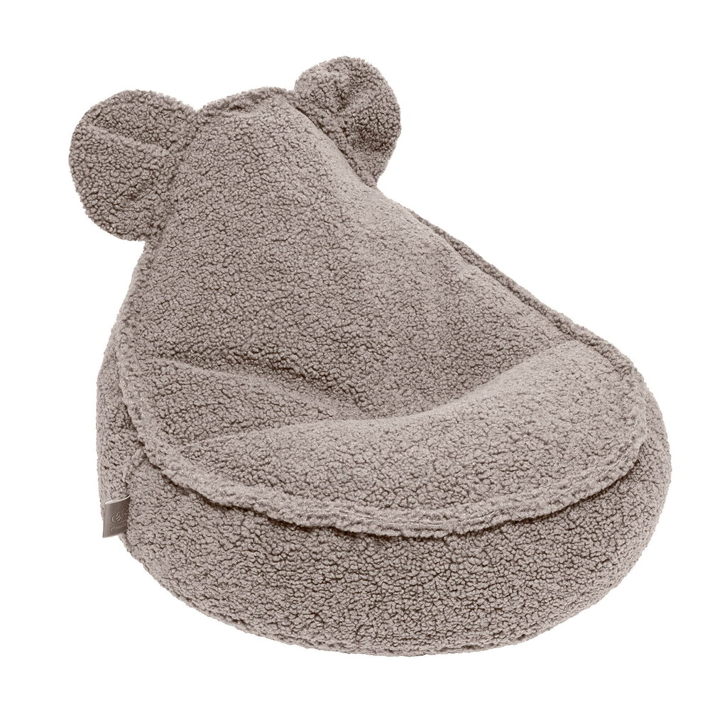 Bearly Sako Bag Lastele MeowBaby, Teddy, 67x58x50cm, Helehall цена и информация | Lastetoa kott-toolid, tugitoolid ja tumbad | kaup24.ee