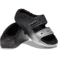 Crocs™ Classic Cozzzy Glitter Sandal 200495 hind ja info | Naiste plätud ja sussid | kaup24.ee