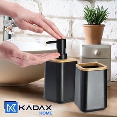 Kadax K7815 Набор аксессуаров для ванной комнаты 2 шт. черный цена и информация | Аксессуары для ванной комнаты | kaup24.ee