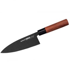 Samura Okinawa Stonewash Кухонный Deba нож 170mm из AUS 8 Японской стали 58 HRC цена и информация | Столовые и кухонные приборы | kaup24.ee