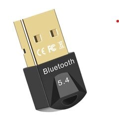 Адаптер USB Bluetooth 5.4 Мини USB приемник-передатчик для беспроводной мыши, клавиатуры и т.д. цена и информация | Зарядные устройства для телефонов | kaup24.ee