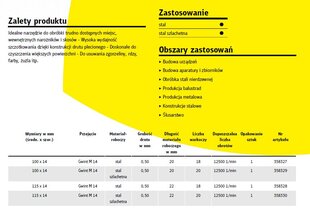 K.KOONUSLINE HARI 100mm M14 BK600Z KEERUTATUD ROOSTEVABA TRAAT цена и информация | Строительные фены | kaup24.ee