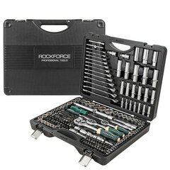 ROCKFORCE VÕTMETE KOMPLEKT 218 tk. 1/2" 3/8" 1/4" RF-42182-5 hind ja info | Kuumaõhupuhurid | kaup24.ee