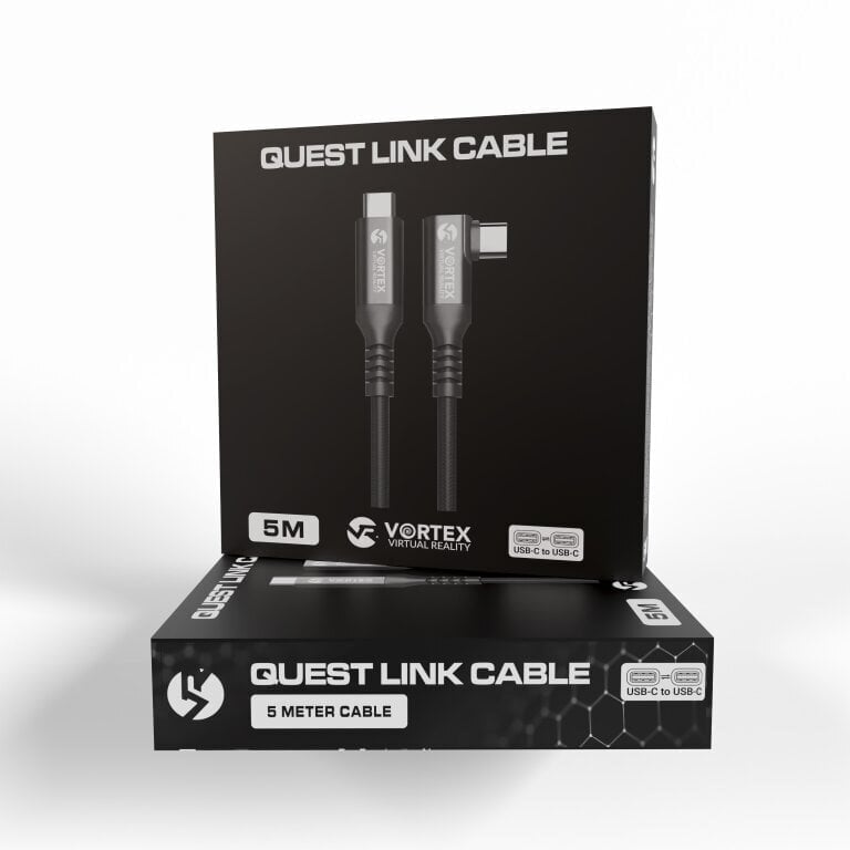 5 m pikkune kaabel VortexVR USB-C-lt USB-C-le Meta Quest Link | Quest 3, Quest 2-le hind ja info | Virtuaalreaalsuse prillid | kaup24.ee