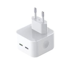 Toite Adapter seina XO 35W 2x USB-C + 1m Type-C Kaabel Valge цена и информация | Зарядные устройства для телефонов | kaup24.ee