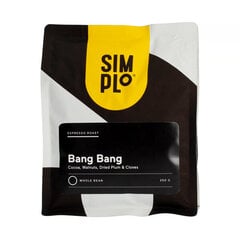 SIMPLo Bang Bang jahvatatud kohv, 250 g hind ja info | Kohv, kakao | kaup24.ee