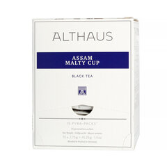 Althaus Assam Malty Cup - 15 пирамидок чая премиум-класса в упаковке цена и информация | Чай | kaup24.ee