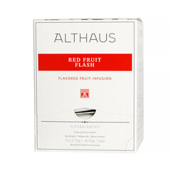 Althaus Red Fruit Flash - элитная упаковка из 15 пирамидок чая цена и информация | Чай | kaup24.ee