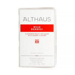 Althaus Wild Berries Delight - Premium 20 пакетиков чая в упаковке цена и информация | Чай | kaup24.ee