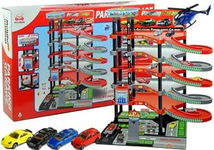 Mega parkla autode ja helikopteriga hind ja info | Poiste mänguasjad | kaup24.ee