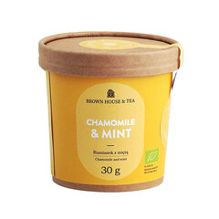 Brown House & Tea Chamomile Mint taimetee, 30g hind ja info | Tee | kaup24.ee