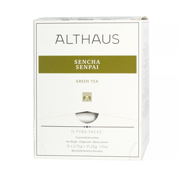 Althaus Sencha Select roheline tee, 15 vnt hind ja info | Tee | kaup24.ee