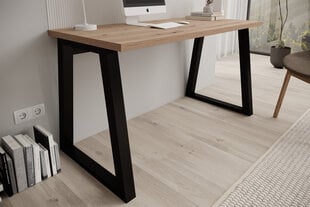 Kirjutuslaud ADRK Furniture Iwo, pruun/must hind ja info | Arvutilauad, kirjutuslauad | kaup24.ee