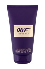Ihupiim James Bond 007 For Woman III naistele 150 ml hind ja info | James Bond 007 Kosmeetika, parfüümid | kaup24.ee