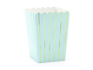 Suupistekarbid Stripes, 7x7x12,5 cm, 1 pakk/6 tk цена и информация | Праздничная одноразовая посуда | kaup24.ee