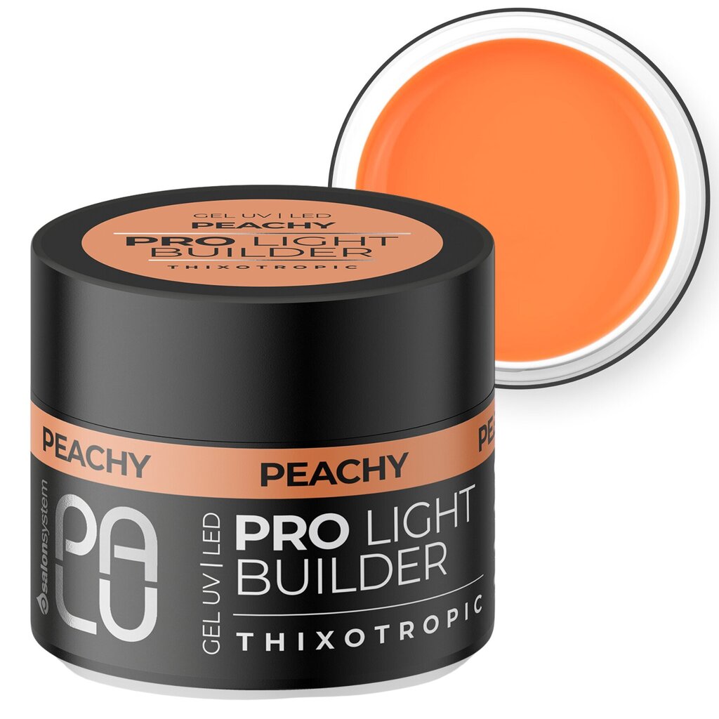 Polügeel Palu Pro Light Build Gel, Peachy, 45 g цена и информация | Küünelakid, küünetugevdajad | kaup24.ee