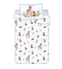 Jerry Fabrics laste voodipesukomplekt Forest animals, 100x135, 2-osaline hind ja info | Beebide ja laste voodipesu | kaup24.ee