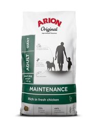 Arion Original Maintenance Adult корм для взрослых собак очень крупных пород с курицей, 12 кг цена и информация | Сухой корм для собак | kaup24.ee