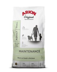 Arion Original Maintenance Adult корм для взрослых собак мелких пород с курицей, 7 кг цена и информация | Сухой корм для собак | kaup24.ee