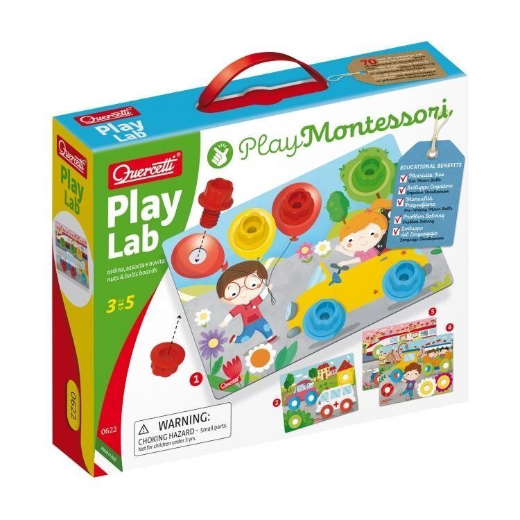 Pusle Play Lab Quercetti, 0622, 20-osaline цена и информация | Arendavad mänguasjad | kaup24.ee