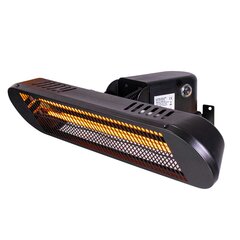 Fornorth Patio Heater Wall Heater Premium 2000W kaugjuhtimispult, must цена и информация | Обогреватели | kaup24.ee