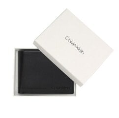 Calvin Klein meeste nahast rahakott must K50K504414 001 цена и информация | Мужские кошельки | kaup24.ee