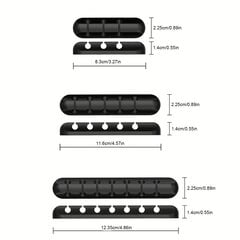 'Наведите порядок на своем столе с помощью силиконового рулона для кабеля ' цена и информация | Инструменты крепления | kaup24.ee