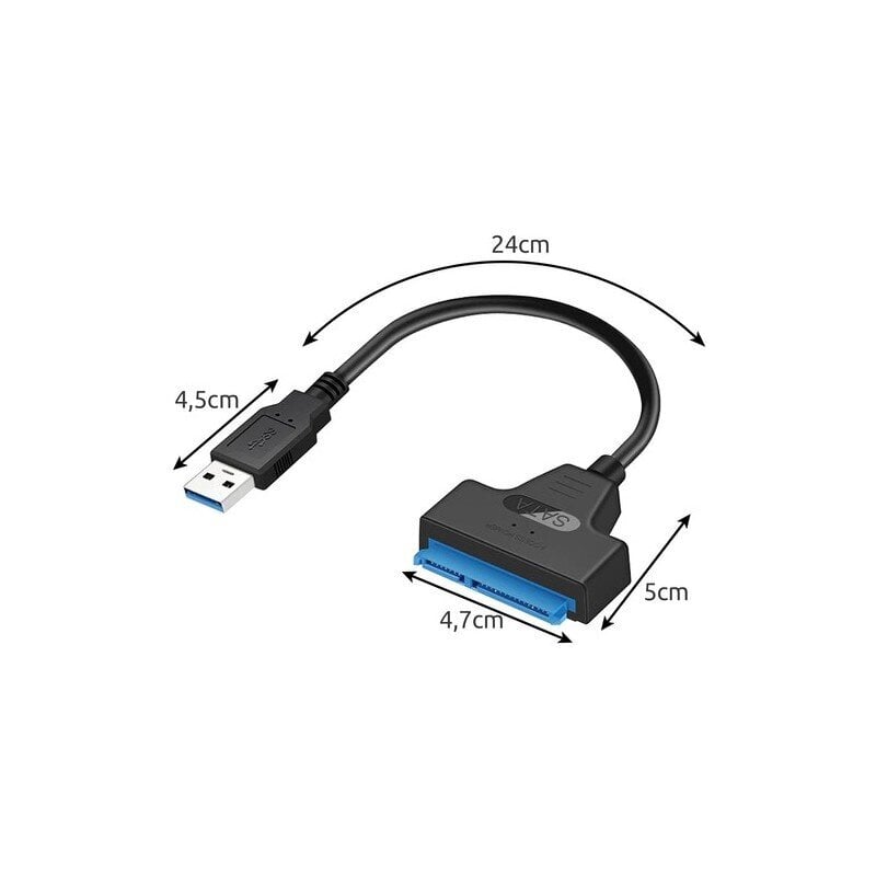 USB-SATA 3.0 Izoxis 23603 adapter цена и информация | Hiired | kaup24.ee