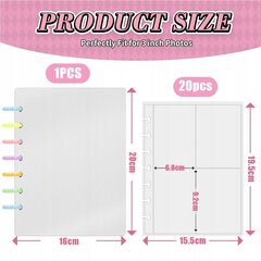 Kpop Fotokaart Binder Sleeves fotoalbum цена и информация | Конверты, открытки | kaup24.ee