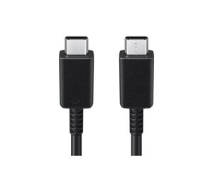 Samsung USB-C to USB-C kaabel - must, 1 m. hind ja info | Mobiiltelefonide kaablid | kaup24.ee