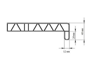 Arutech aknalaud PVC 200 valge 1m hind ja info | Plastikaknad | kaup24.ee