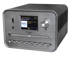 Soundmaster ICD1050SW CD-плеер Серебряный Интернет-радио, DAB+, Wi-Fi, USB, динамики цена и информация | Музыкальные центры | kaup24.ee