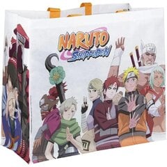 Сумка-шоппер в стиле аниме Konix Naruto Shippuden с дизайном Jinchūriki 40x45x20см, белая цена и информация | Атрибутика для игроков | kaup24.ee