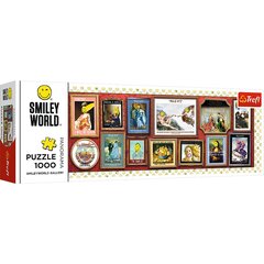 Trefl Puzzle 1000 Panorama Galeria SmileyWorld 29053 hind ja info | Lauamängud ja mõistatused | kaup24.ee